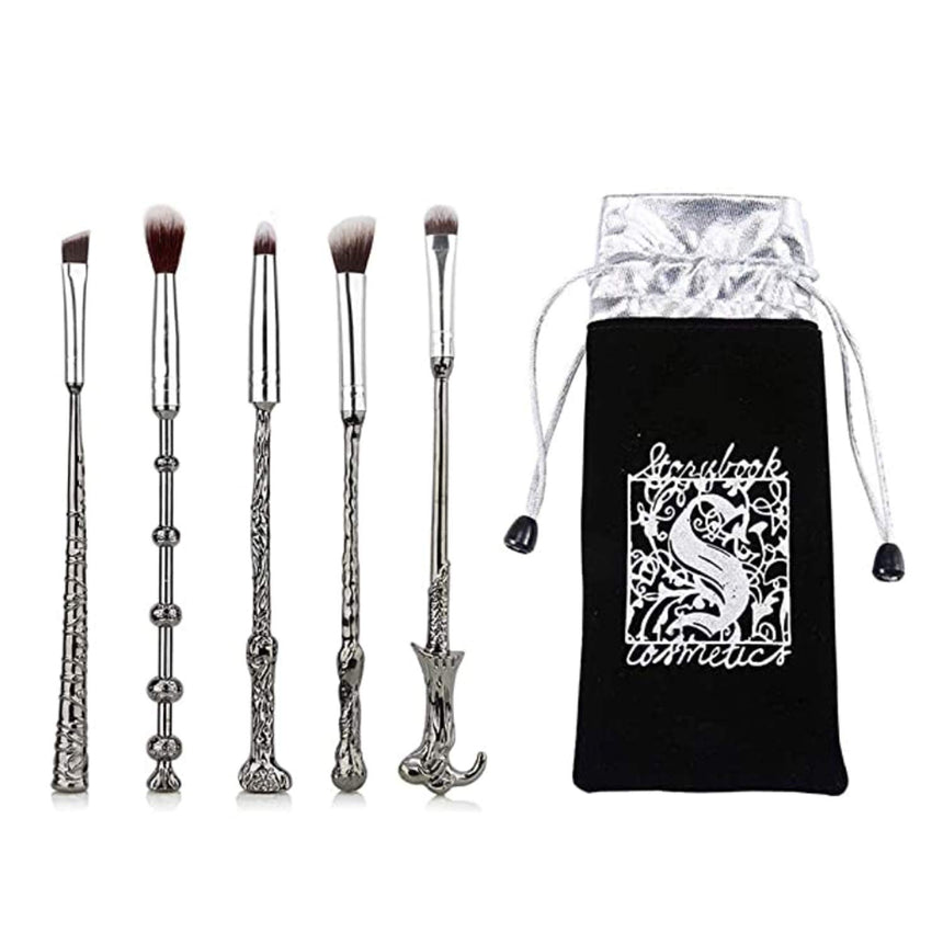 Gifts Wand Makeup Brushes 5 PCS Makeup Brush Set for Foundation Blending Blush Concealer Eyebrow Face Powder