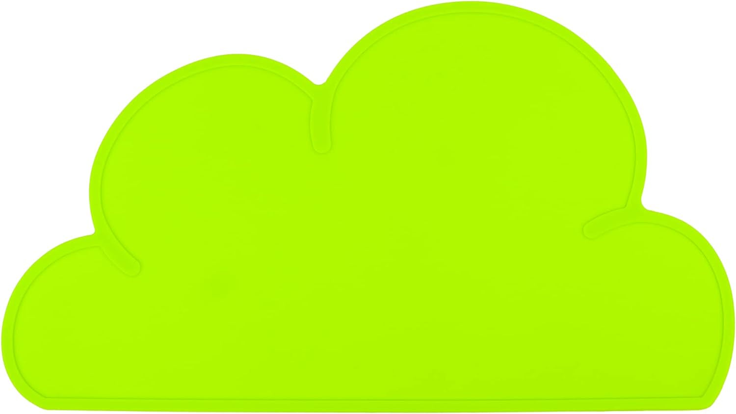 Pet Food Mats–Dog Cat Feeding Mat Top Grade Cloud Silicone Pad Anti-Slip Waterproof Anti-Slip Bowl Placemat (Dark Gray)