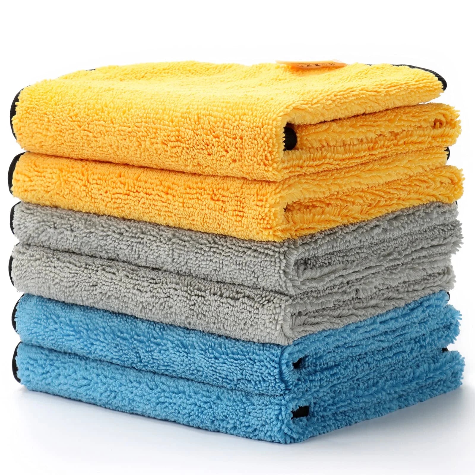 Microfiber Cleaning Cloth for Cars, 6 Pack