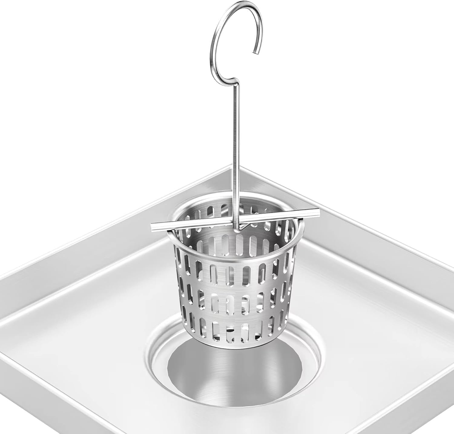 Shower Drain Hair Catcher Hair and Debris Strainer Only for  Shower Drains,Hair Trap, Hair Filter with Lifting Hook Key