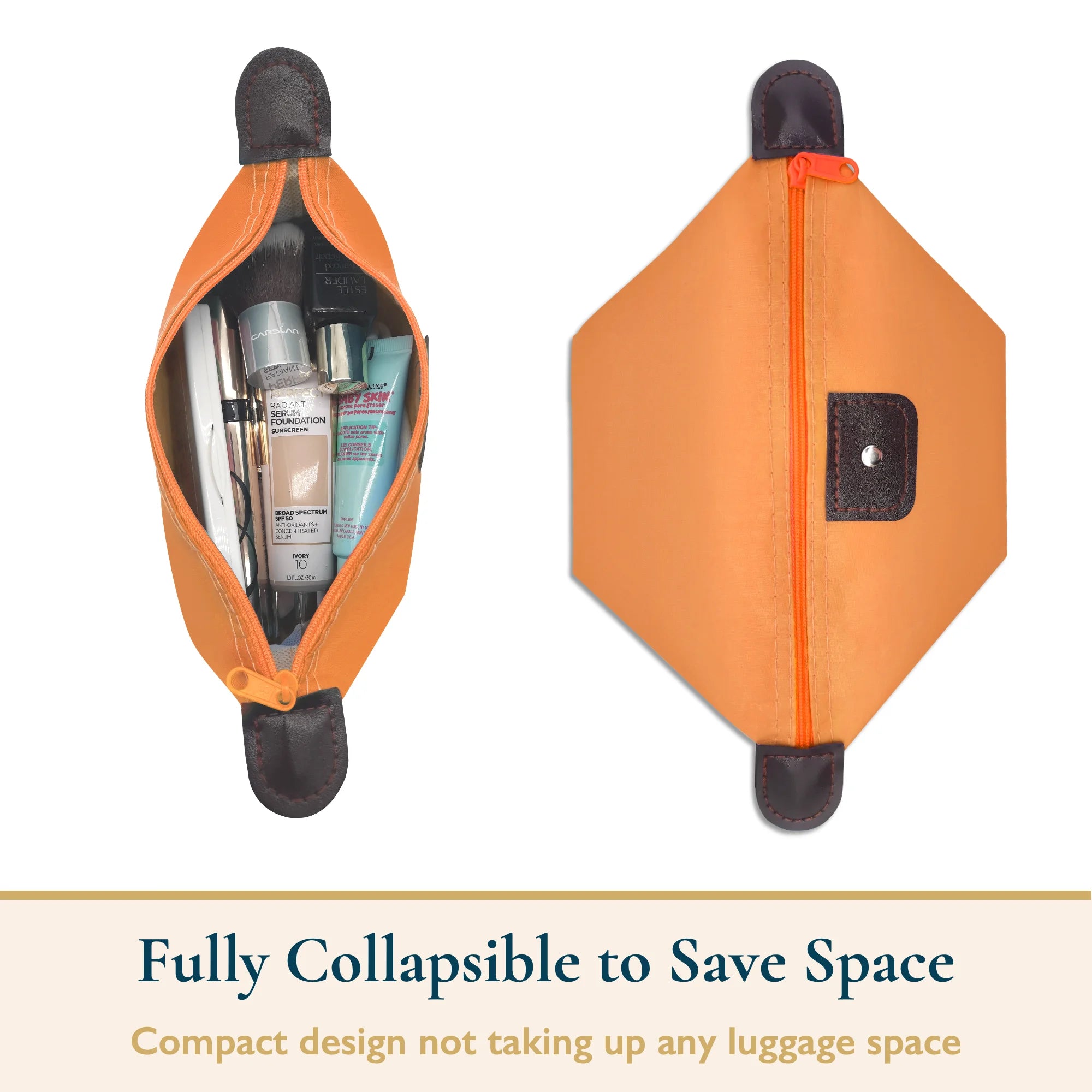 Makeup Bag - 6 Pack Small Travel Cosmetic Bag for Women and Men, Mini Makeup Pouch, Waterproof Travel Cosmetic Pouch, Multi-Purpose Nylon Zipper Toiletry Bag