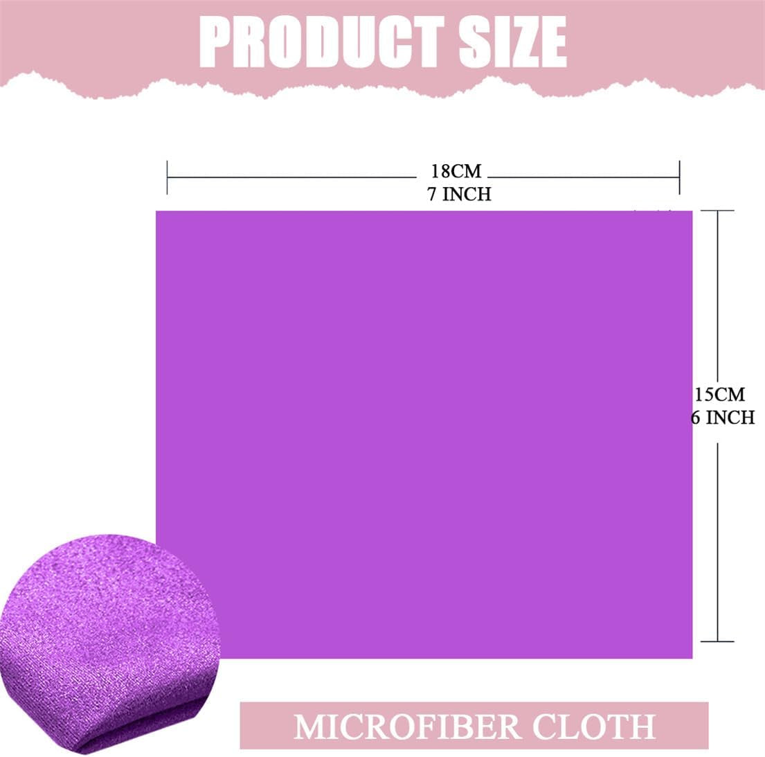 Microfiber Cleaning Cloth for Glasses, 30 Pack Ultra Fine Lens Cleaning Clothes