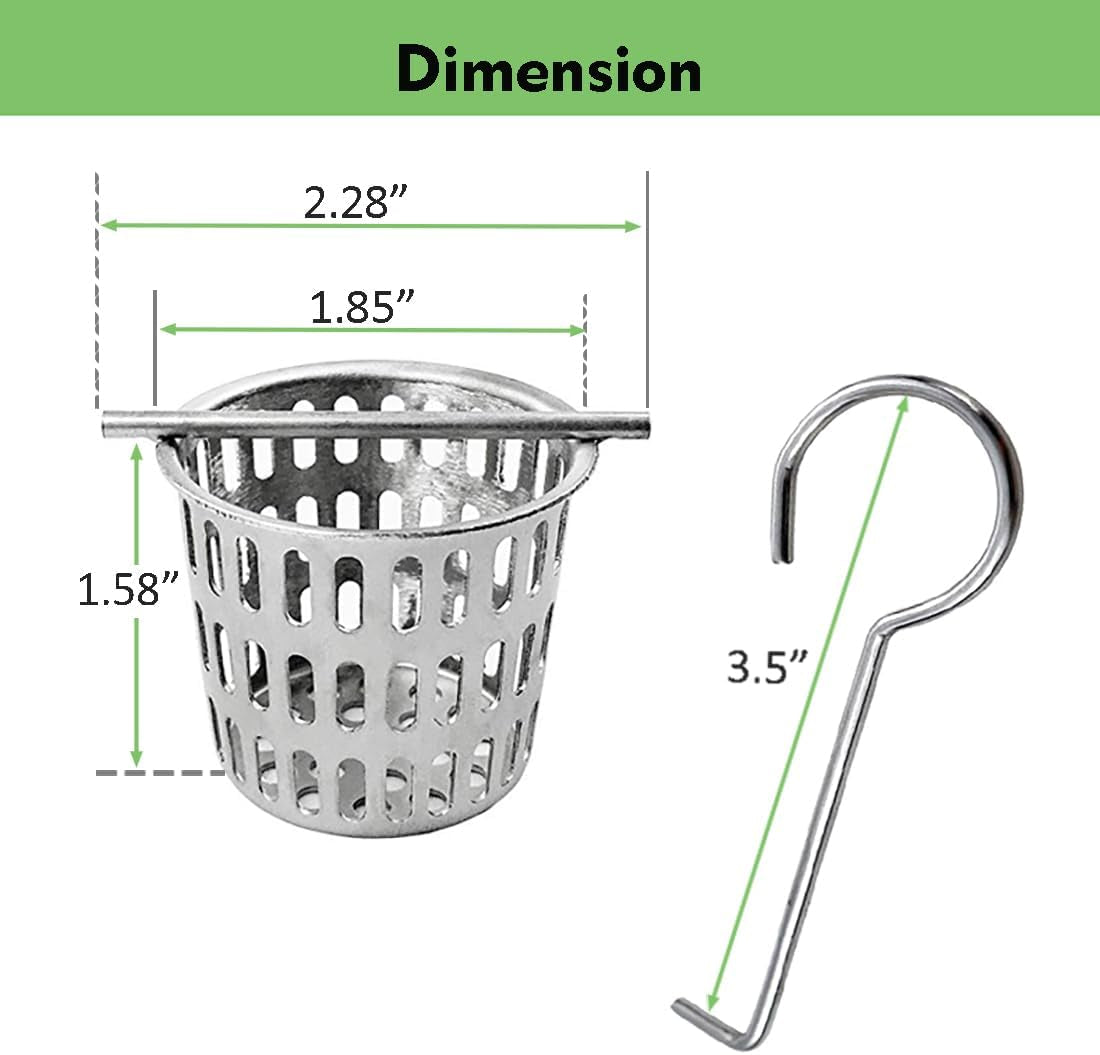 Shower Drain Hair Catcher Hair and Debris Strainer Only for  Shower Drains,Hair Trap, Hair Filter with Lifting Hook Key