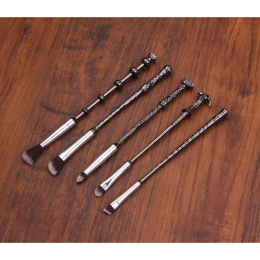 Gifts Wand Makeup Brushes 5 PCS Makeup Brush Set for Foundation Blending Blush Concealer Eyebrow Face Powder