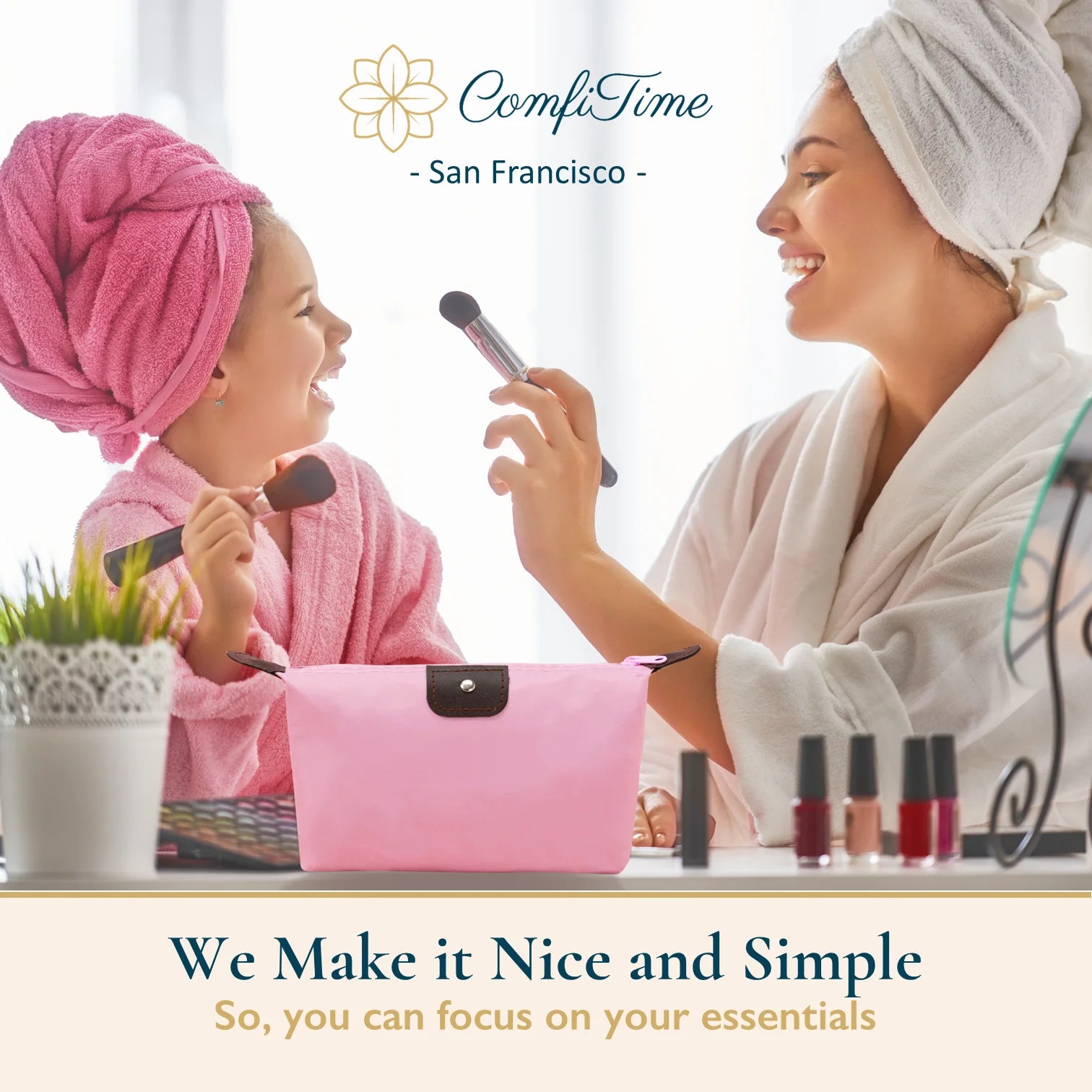 Makeup Bag - 6 Pack Small Travel Cosmetic Bag for Women and Men, Mini Makeup Pouch, Waterproof Travel Cosmetic Pouch, Multi-Purpose Nylon Zipper Toiletry Bag