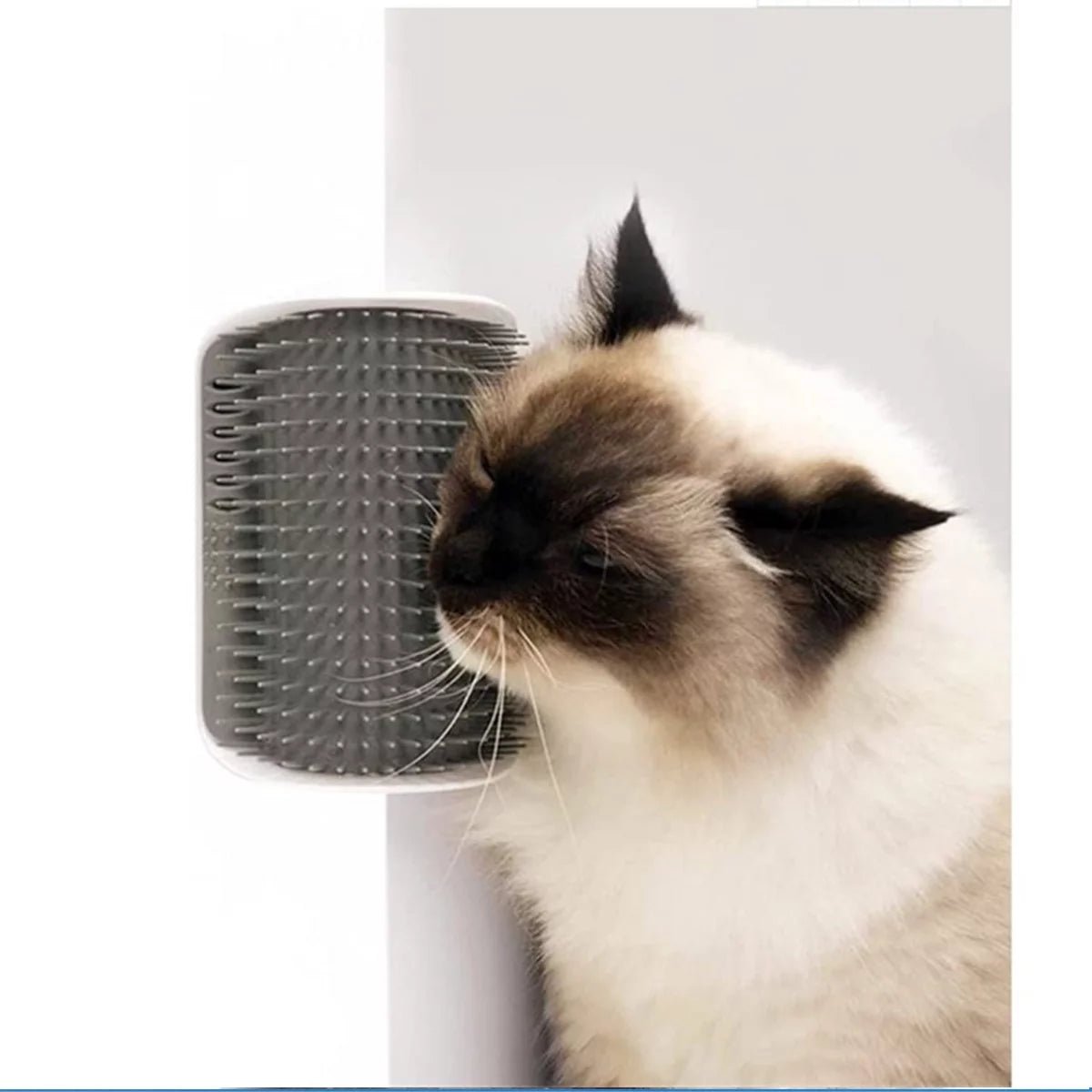 4Pcs Cat Brush Cat Corner Self Groomer Softer Pet Wall Corner Massage Comb Corner Scratcher Pet Grooming Brush Comb Grooming - AURELLE