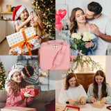 Travel Makeup Bag with Led Mirror and Portable Makeup Train Case Led Bags with Mirror Organizer Bag Travel Gifts for Her Women Bestie White