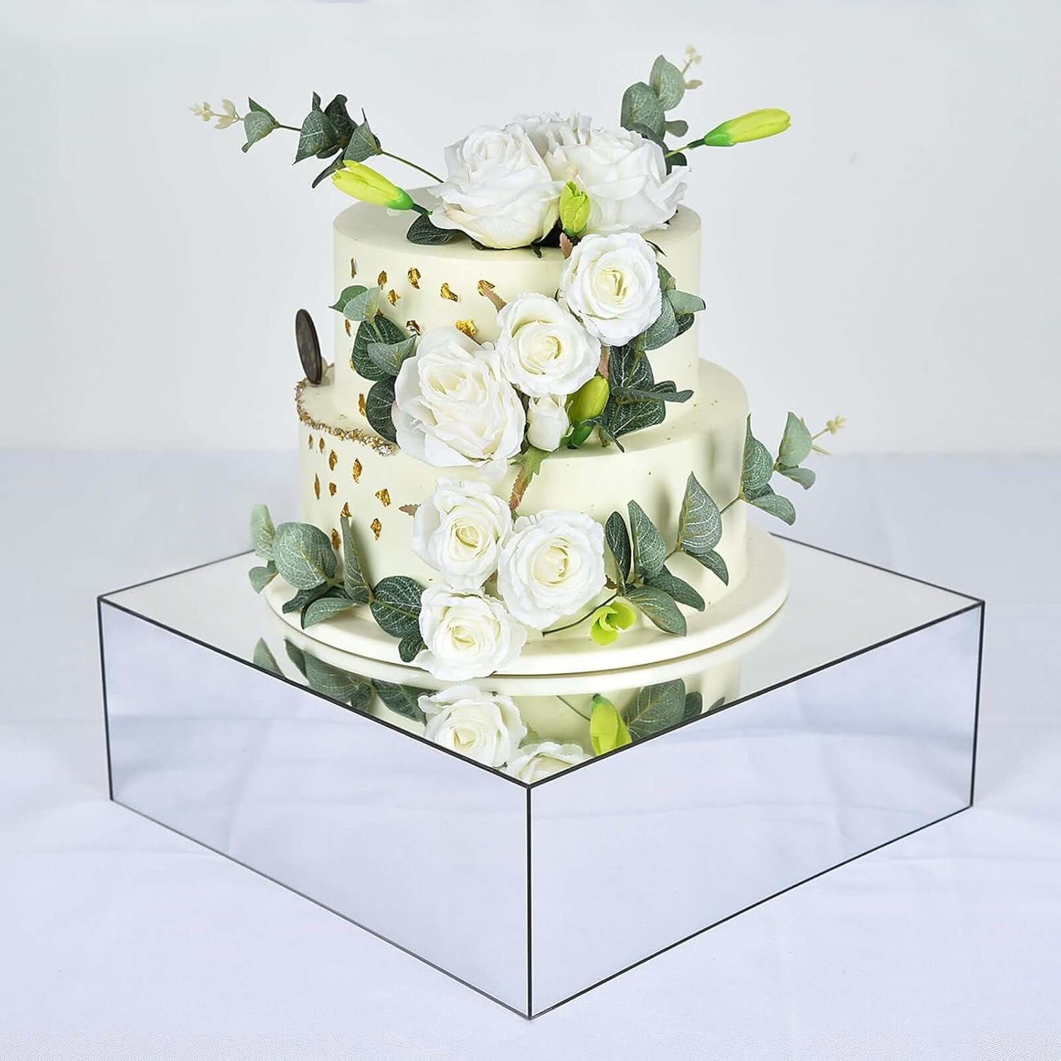 16" Clear Acrylic Flower Stand, Decorative Vase Table Centerpiece