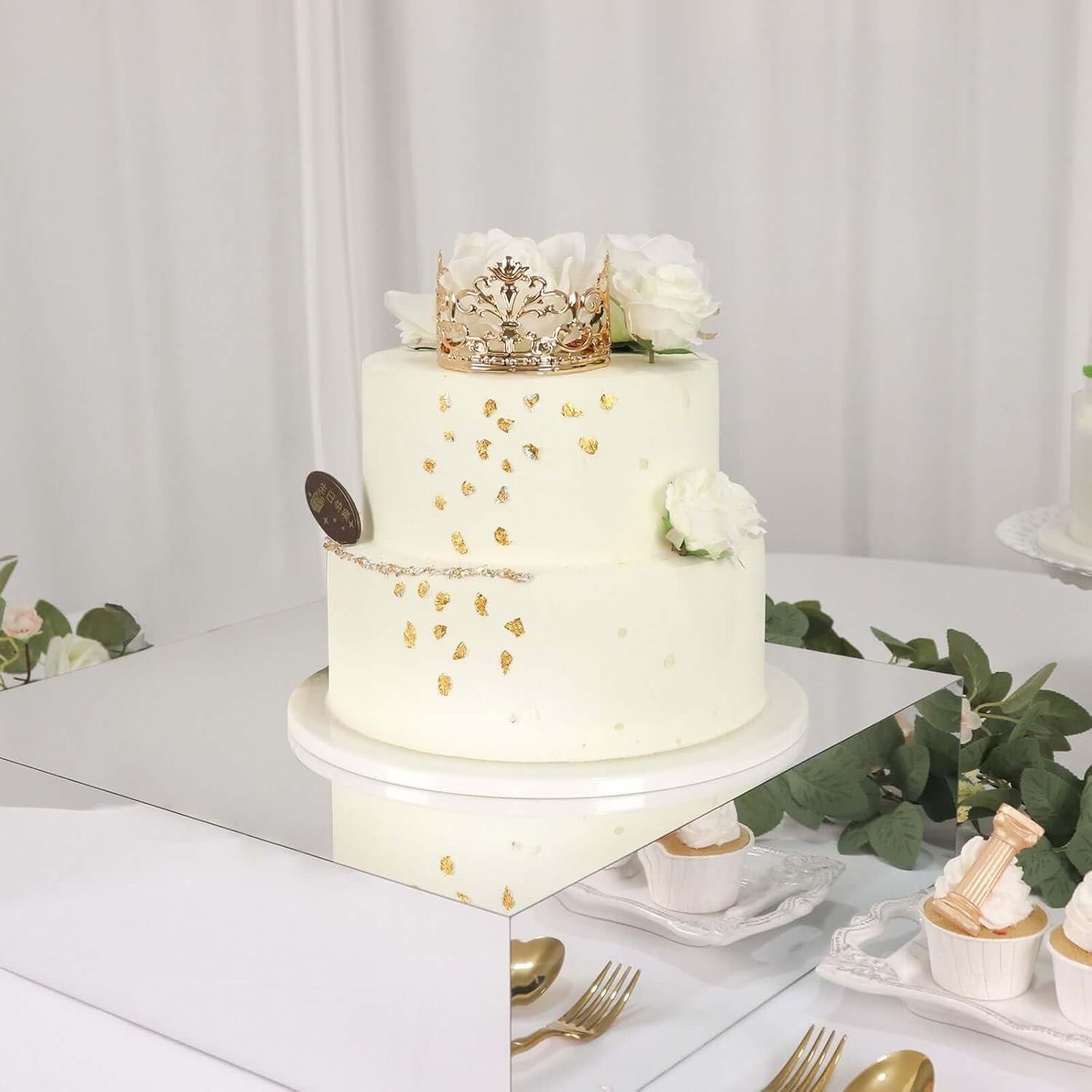 16" Clear Acrylic Flower Stand, Decorative Vase Table Centerpiece