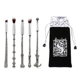 Gifts Wand Makeup Brushes 5 PCS Makeup Brush Set for Foundation Blending Blush Concealer Eyebrow Face Powder