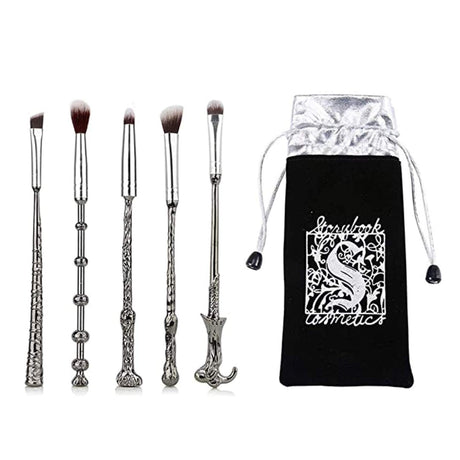Gifts Wand Makeup Brushes 5 PCS Makeup Brush Set for Foundation Blending Blush Concealer Eyebrow Face Powder