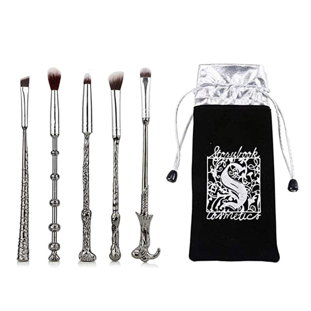 Gifts Wand Makeup Brushes 5 PCS Makeup Brush Set for Foundation Blending Blush Concealer Eyebrow Face Powder
