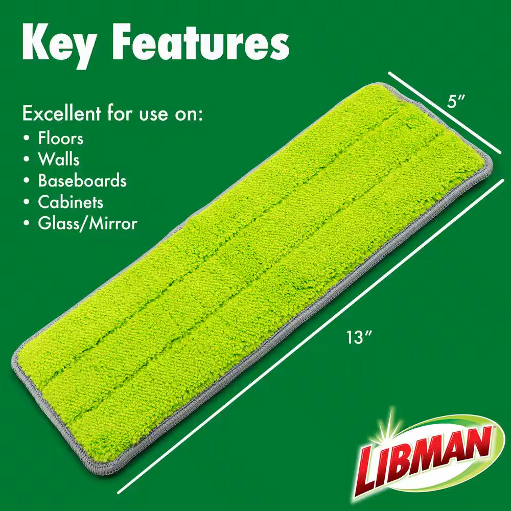 Rinse 'N Wring Microfiber Flat Mop and Bucket System with Extra Refill Pad